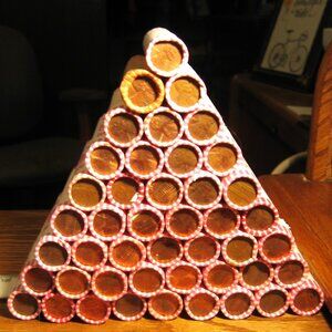 1980's 50 cent roll of pennies